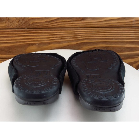 Hawaiian Jelly Size 6 M Women Sandal Flip Flop Black Synthetic - Picture 9 of 10